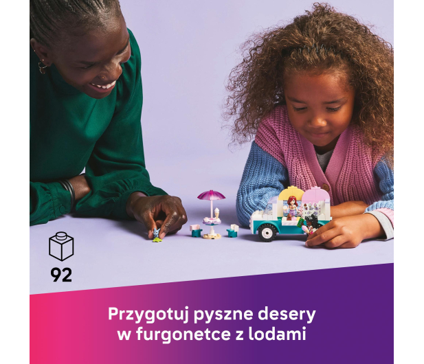 LEGO Friends 42644 Furgonetka z lodami - 1284265 - zdjęcie 4